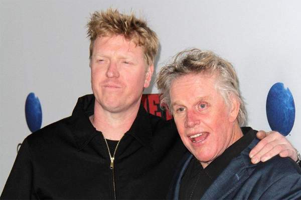 Jake Busey and his father Gary Busey.